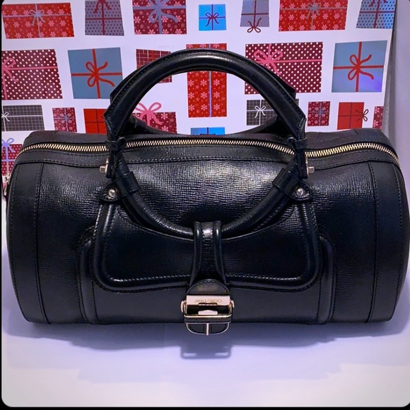 Jimmy Choo Leather Tahula Hillary Doctor Handbag - Picture 7 of 12